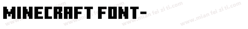 Minecraft font字体转换